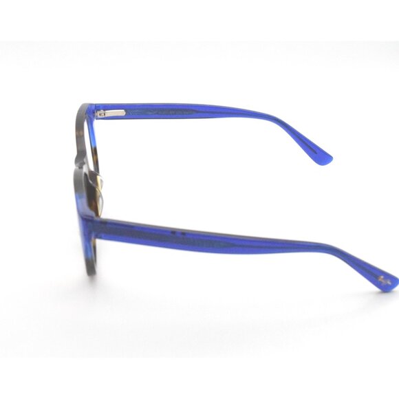 Maui Jim Eyeglasses MJO 2401-68PF Dark Tortoise / Translucent Blue Palm Frond Co - Picture 3 of 5